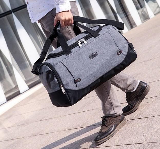  Boston bag high capacity gray travel .. travel men's lady's 