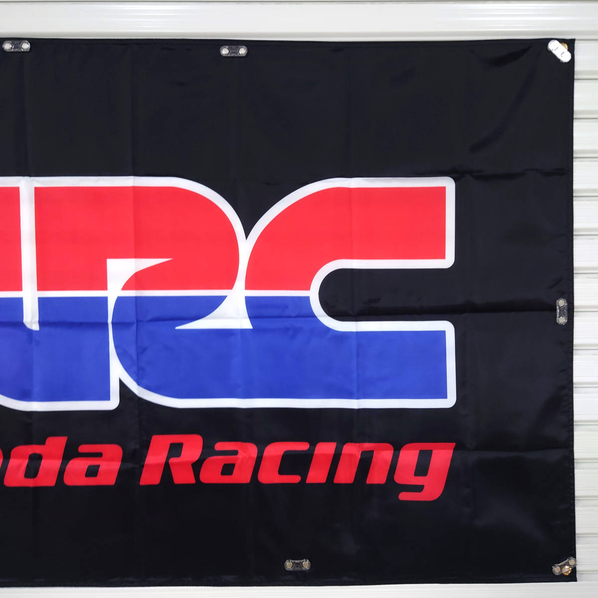 HRC フラッグ P65 90cm×150cm 【両面印刷】旗 看板 バナー HONDA ガレージ ポスター ホンダ Racing TEAM CBR 1000RR-R CB スーパーバイク_画像5