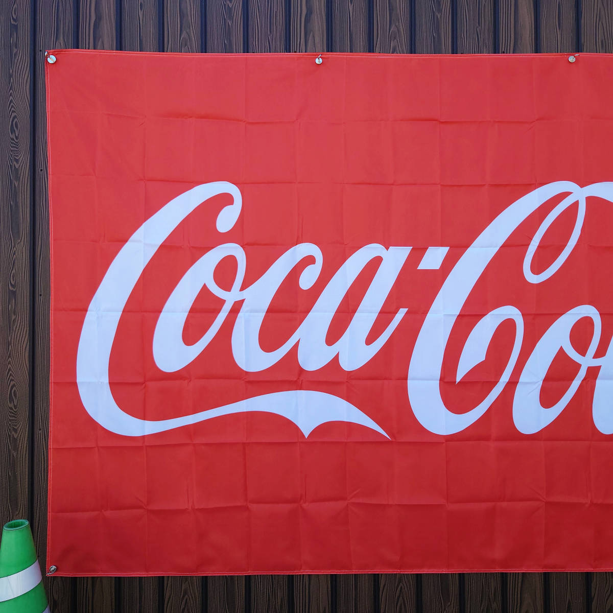最大 コカコーラ フラッグ 2400×1600㎜ P5152 コーラ バナー インテリア ブリキ看板 タペストリー USA雑貨 Flag ポスター 旗 コカ・コーラの画像5