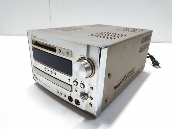 ♪訳あり DENON デノン D-MG33 CD MD コンポ ミニコンポ 2005年製 A011510G @80♪_画像1