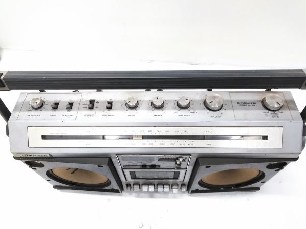 ▽ ジャンク品 PIONEER パイオニア SK-70 ラジカセ カセットレコーダー 昭和レトロ E-012412@140 ▽_画像4