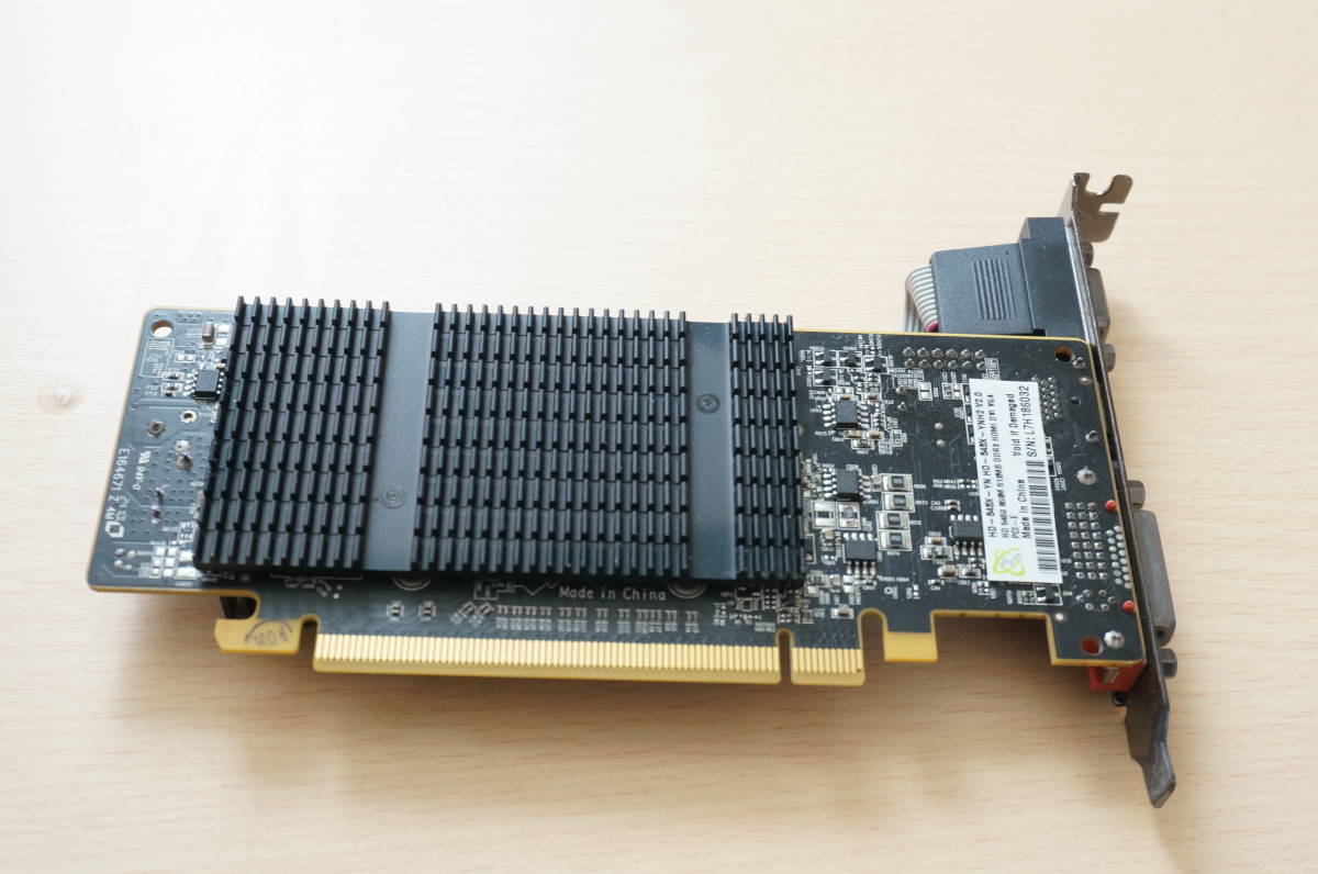 グラフィックボード AMD Radeon HD5450 512MB PCI-E 　 RGB DVI HDMI ファンレス_画像3