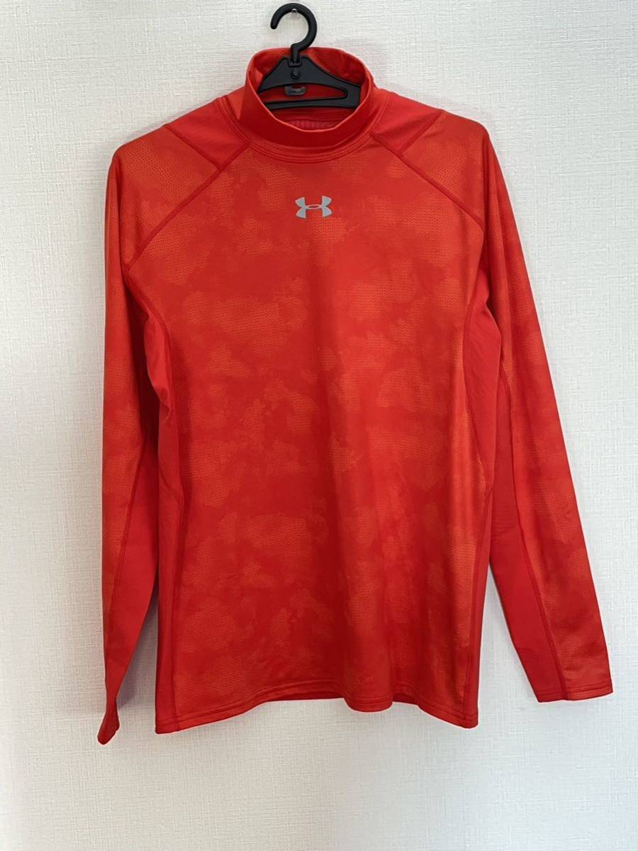 UNDER ARMOUR（アンダーアーマー）GOLF CGFITTED長袖インナー☆参考価格：10.450円☆MGF1539☆XLサイズ（240105）オレンジ_画像1