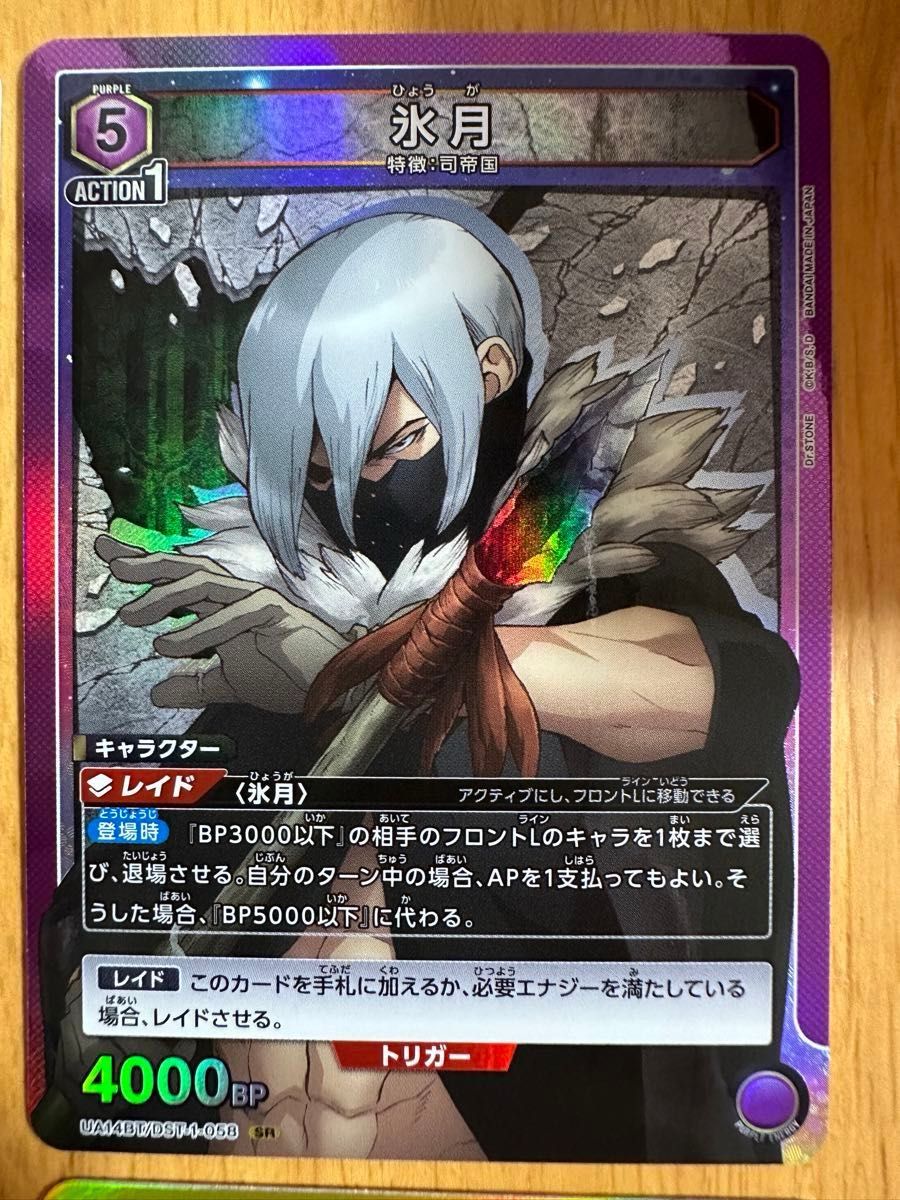 ユニオンアリーナ Dr STONE 西園寺羽京 クロム 氷月 SR|Yahoo ユニオンアリーナ Dr STONE 西園寺羽京 クロム 氷月 SR|Yahoo