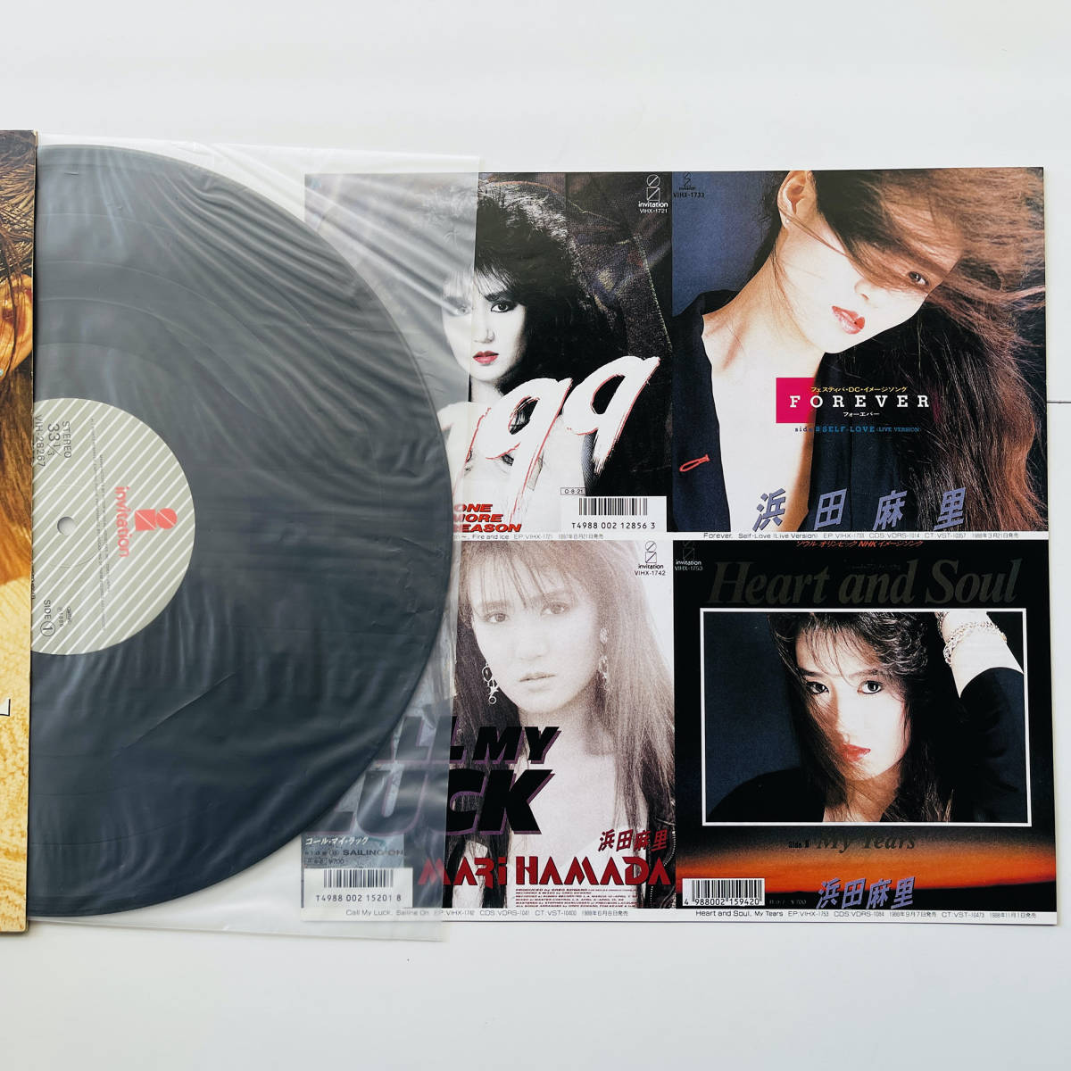 貴重 見本盤 レコード〔 浜田麻里 - Heart And Soul The Singles 〕Mari Hamada ハート・アンド・ソウル_画像3