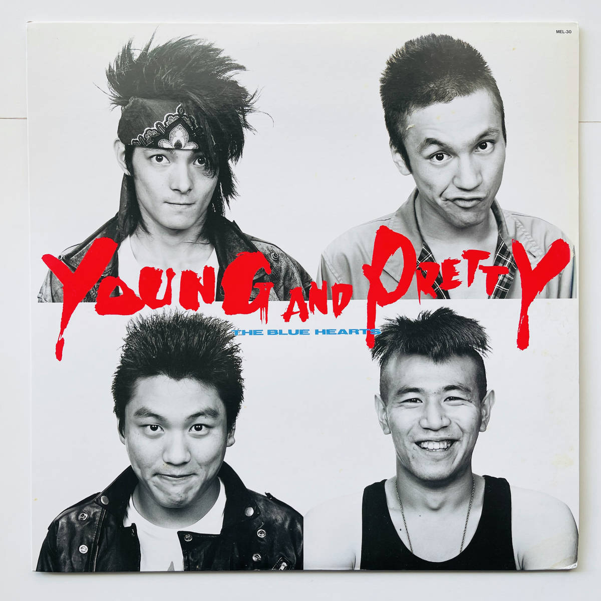 貴重オリジナル盤 FC募集用紙 レコード〔 ザ・ブルーハーツ Young And Pretty 〕メルダック MEL-30 The Blue Hearts_画像3