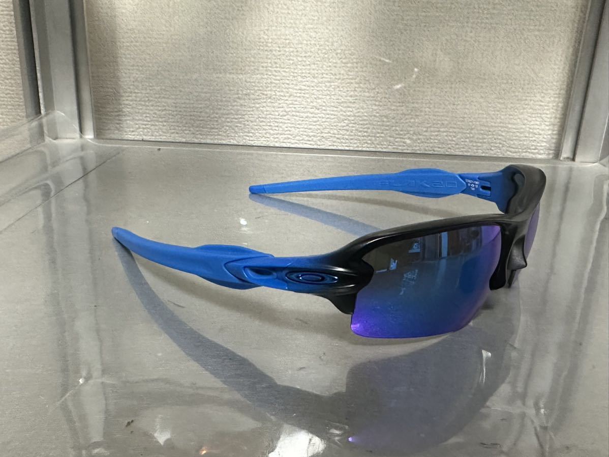 即決 貴重 2018年限定モデル オークリー OAKLEY FLAK 2.0 (A) 偏光レンズ サングラス sapphire fade 検) jawbreaker radar radarlock_画像4