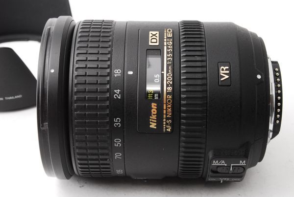 ★極上美品★ ニコン NIKON AF-S DX NIKKOR 18-200mm F3.5-5.6 G II ED VR ★HB-35レンズフード付き★ #F42230-260_画像3