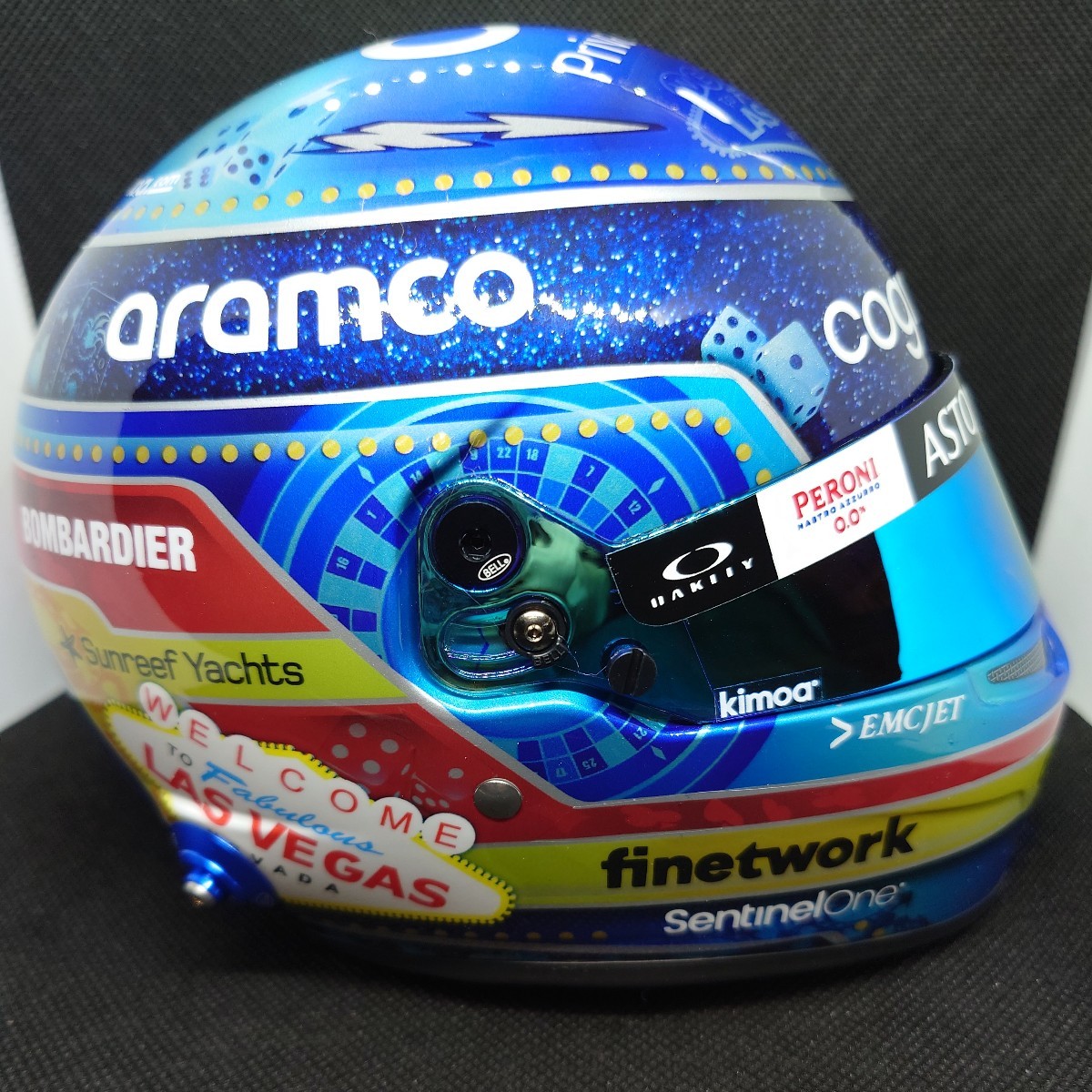 国内未発売】1/2 ヘルメット アストンマーチンF1 F.アロンソ 国内未発売】1/2 ヘルメット アストンマーチンF1 F.アロンソ