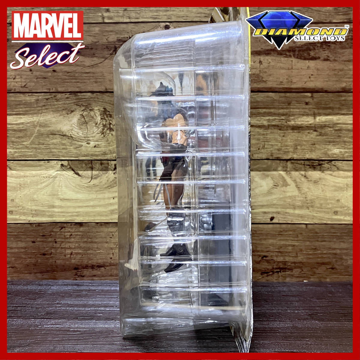 【未使用品!!】Marvel Select X-MEN『BROWN UNMASKED WOLVERINE／茶 ウルヴァリン ローガン』アクション フィギュア／ダイアモンドセレクト_画像6