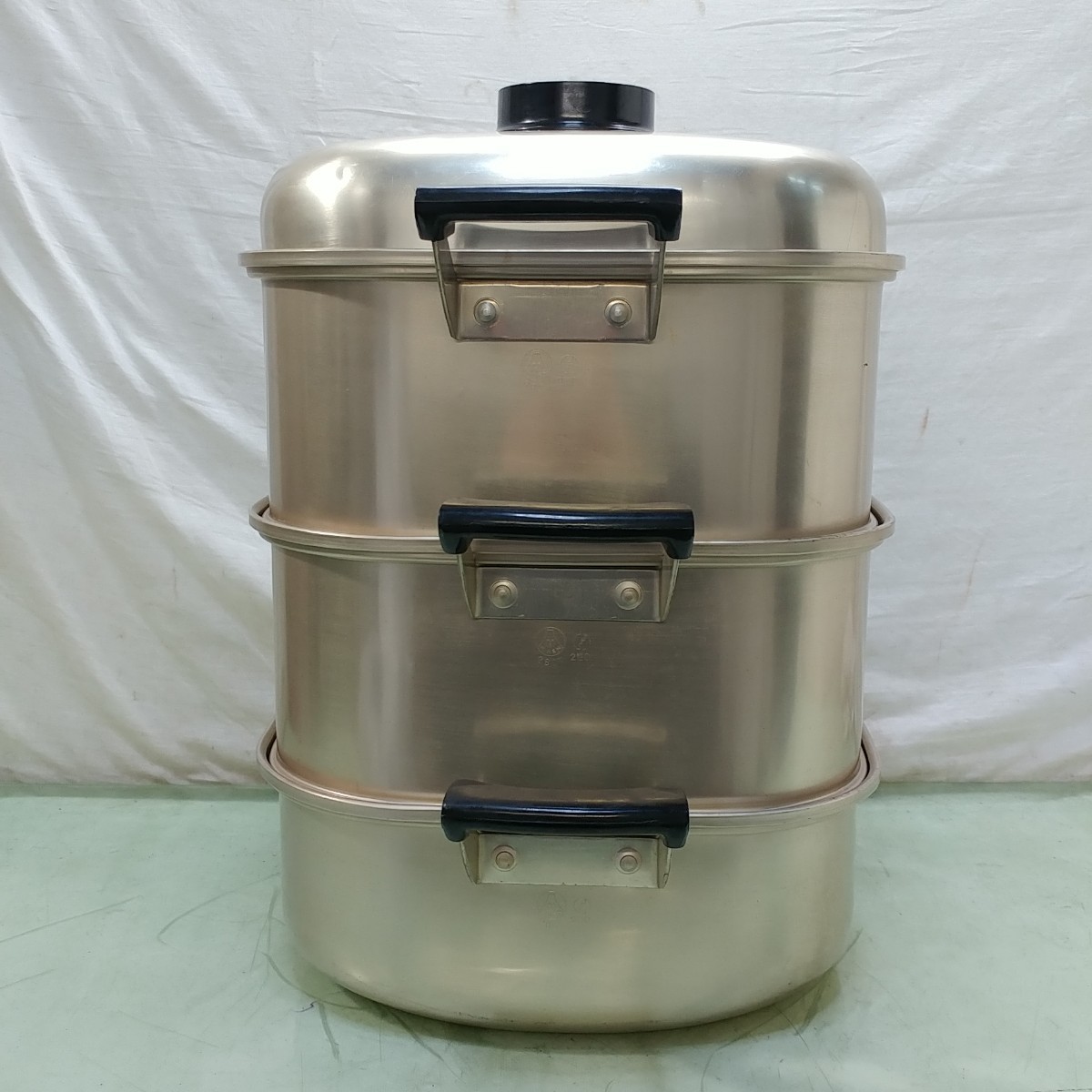 RIKEN/理研 角型 蒸し器 26cm 蒸し鍋 セイロ 両手鍋 調理器具_画像5