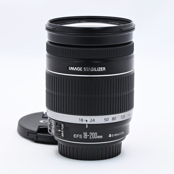 [新品級] Canon 望遠ズームレンズ EF-S 18-200mm F3.5-5.6 IS APS-C対応 #264