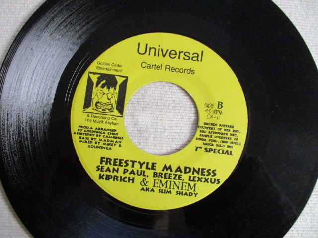 EMINEM, SEAN PAUL, LEXXUS, KIPRICH 7！FREESTYLE MADNESS, US EP, 美盤_画像2