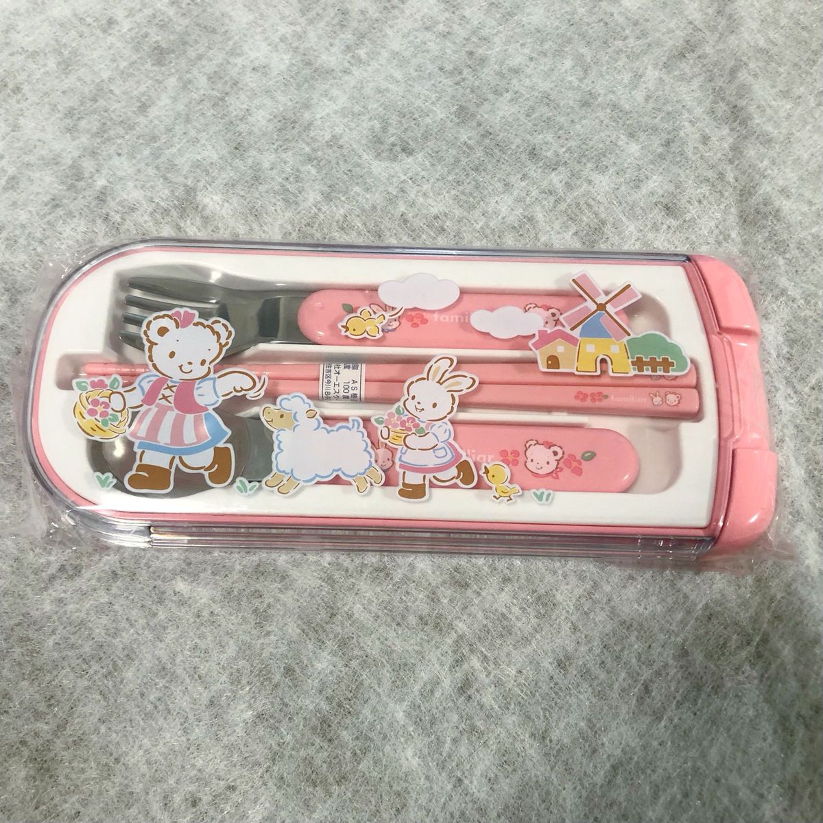 新品 未開封 ファミリア トリオセット カトラリー ピンク|Yahoo 新品 未開封 ファミリア トリオセット カトラリー ピンク|Yahoo