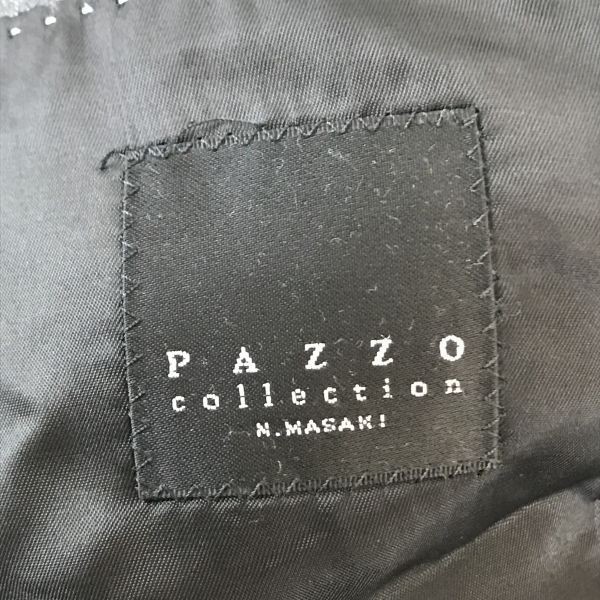 パッゾ/PAZZO collection★シルク混/高級セットアップ/春夏スーツ【上下AB9/メンズL-XL/グレー/gray】Jackets/Set up◆pBH311_画像8