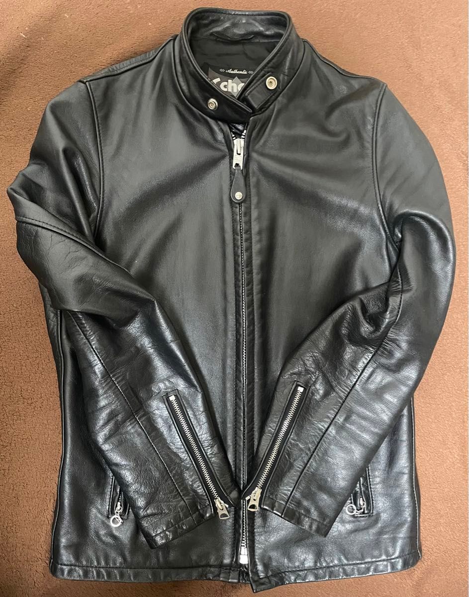 Schott 654 ショット カウハイド シングルライダース カフェ Schott 654 ショット カウハイド シングルライダース カフェ