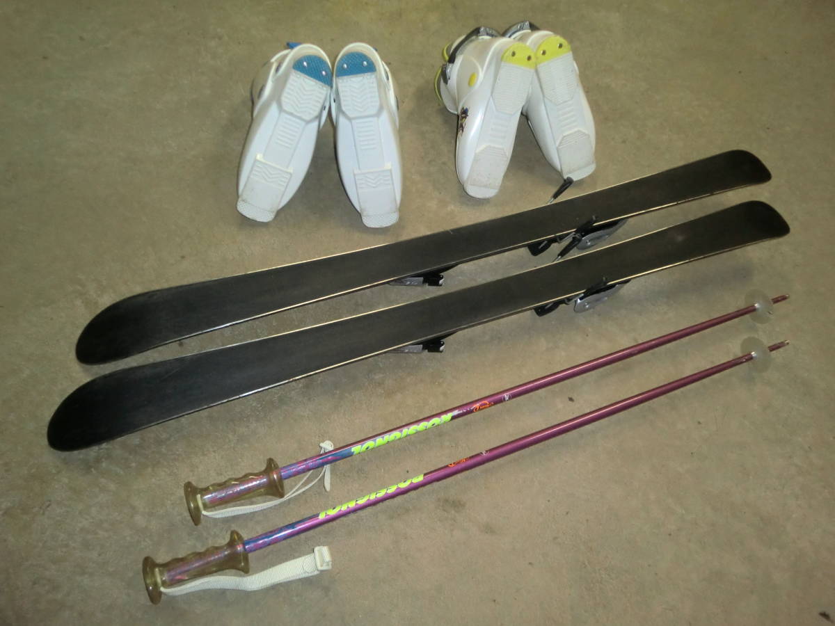 子供用スキーセット 　板　120　　ブーツ　23 および 24の2足_画像3