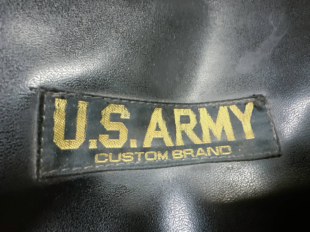  подлинная вещь Tachibana US ARMY Army сумка боковая сумка двойная сумка двойной tachibana( осмотр Z2 KH400 350SS GT380 Z400FX GS золотой Logo Gold 