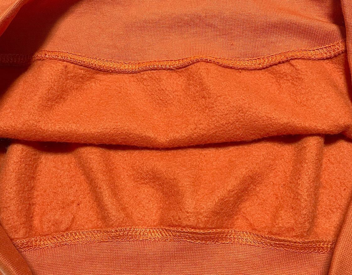 Carhartt カーハート 胸ロゴ ポケット スウェット トレーナー M オレンジ クルーネック_画像5