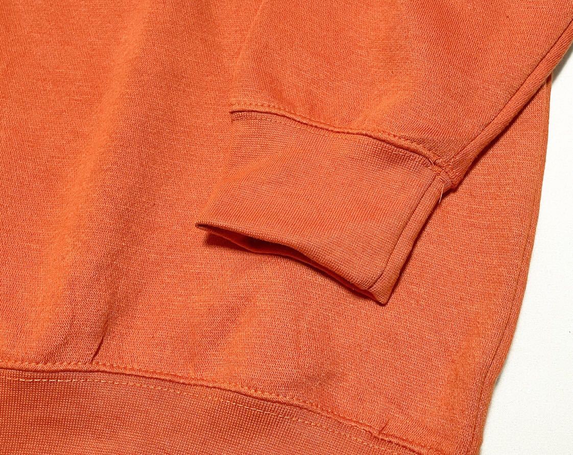 Carhartt カーハート 胸ロゴ ポケット スウェット トレーナー M オレンジ クルーネック_画像3