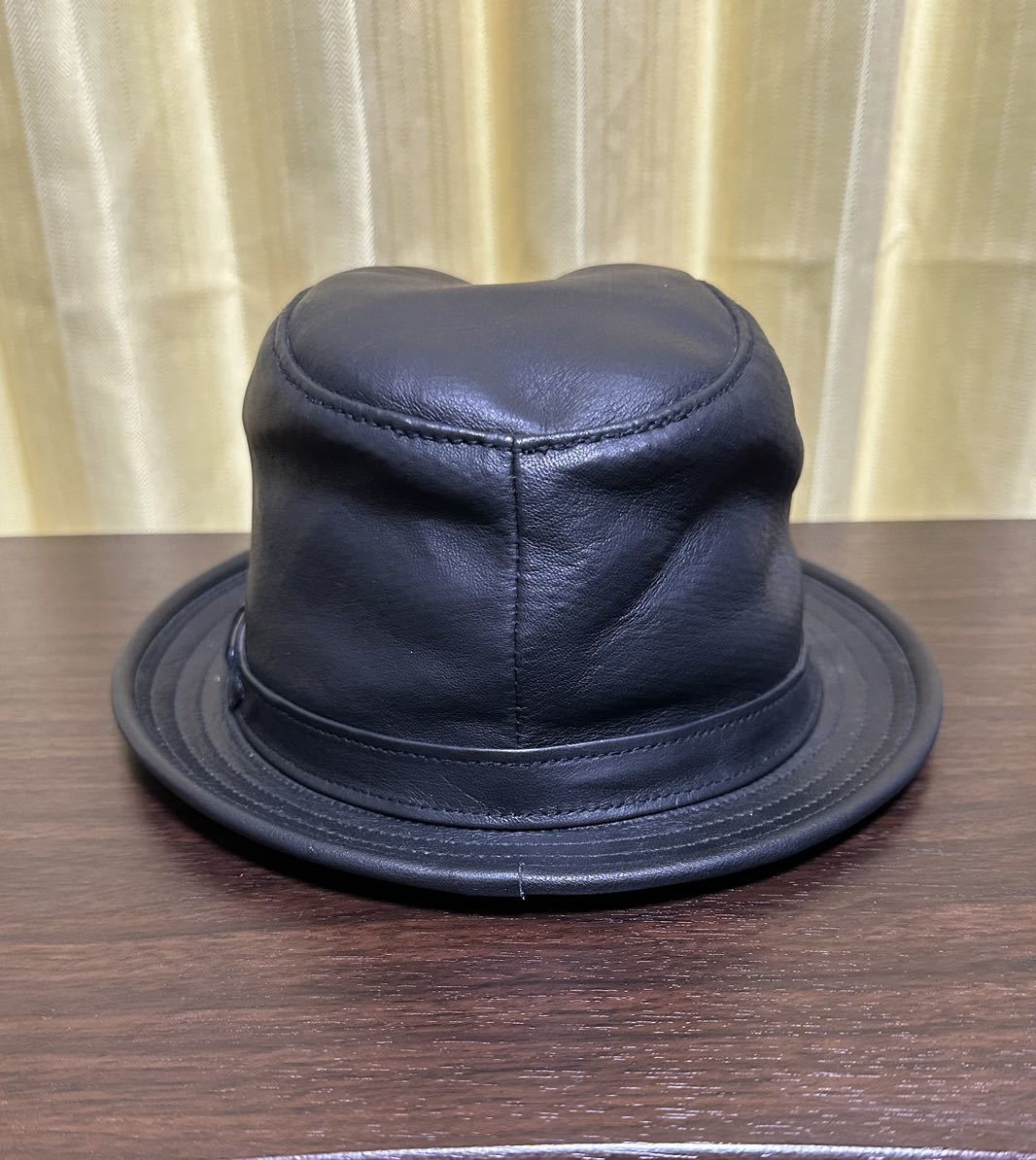 Yahoo!オークション - Schott ショット LEATHER FEDORA HA...