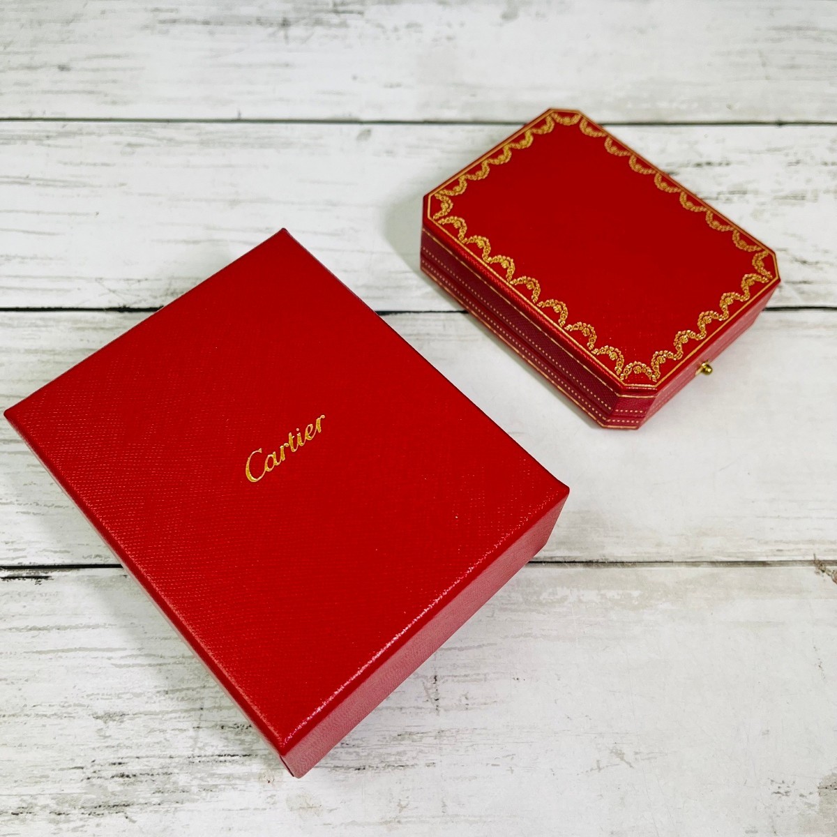 AS26cL Cartier カルティエ ジュエリーボックス アクセサリーケース ジュエリーケース アクセサリーボックス リング 空箱 まとめ売り_画像5