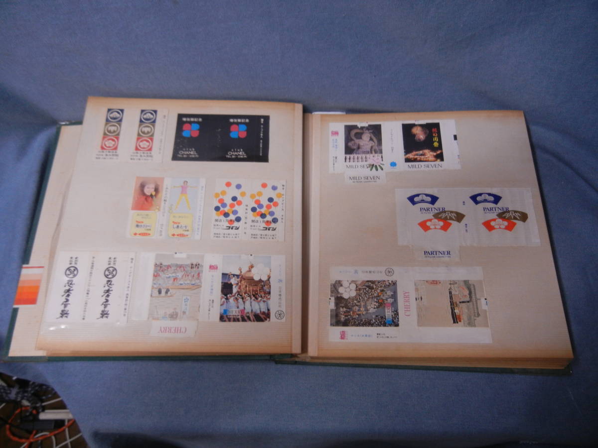 日本専売公社　たばこの空箱　パッケージ　MAILDSEVEN・CHERRY・HIーLITE　など　計180枚以上　ファイル50Pのアルバム_画像6