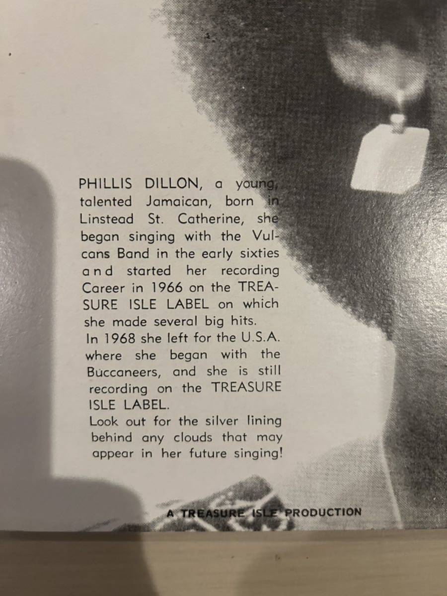 PHYLIS DILLON レコード ONE LIFE TO LIVE LP フィリス・ディロン ロックステディ 藤原ヒロシ HF レゲエ ダブ_画像3