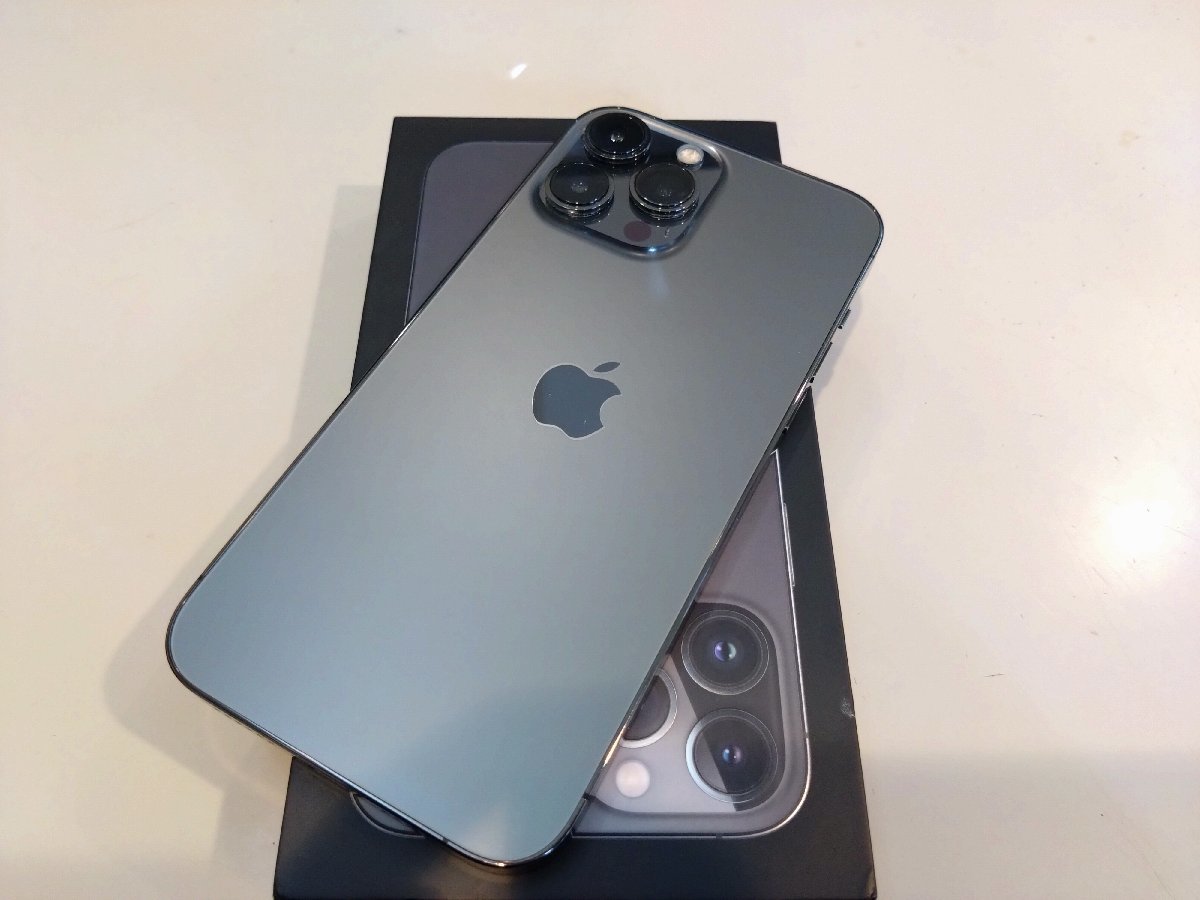 SIMフリー☆iPhone13 Pro Max 256GB グラファイト 美品☆_画像2