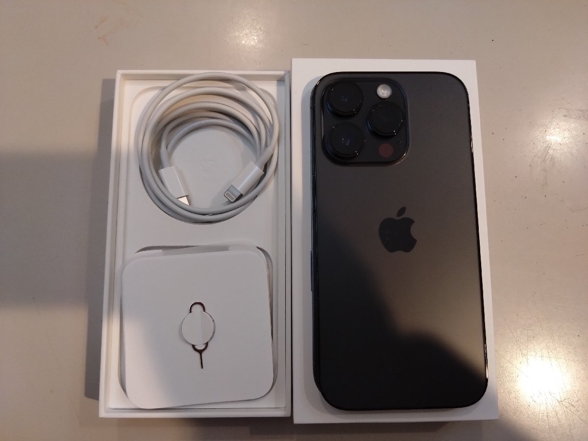 SIMフリー☆Apple iPhone14 Pro 128GB ブラック 超美品☆_画像10