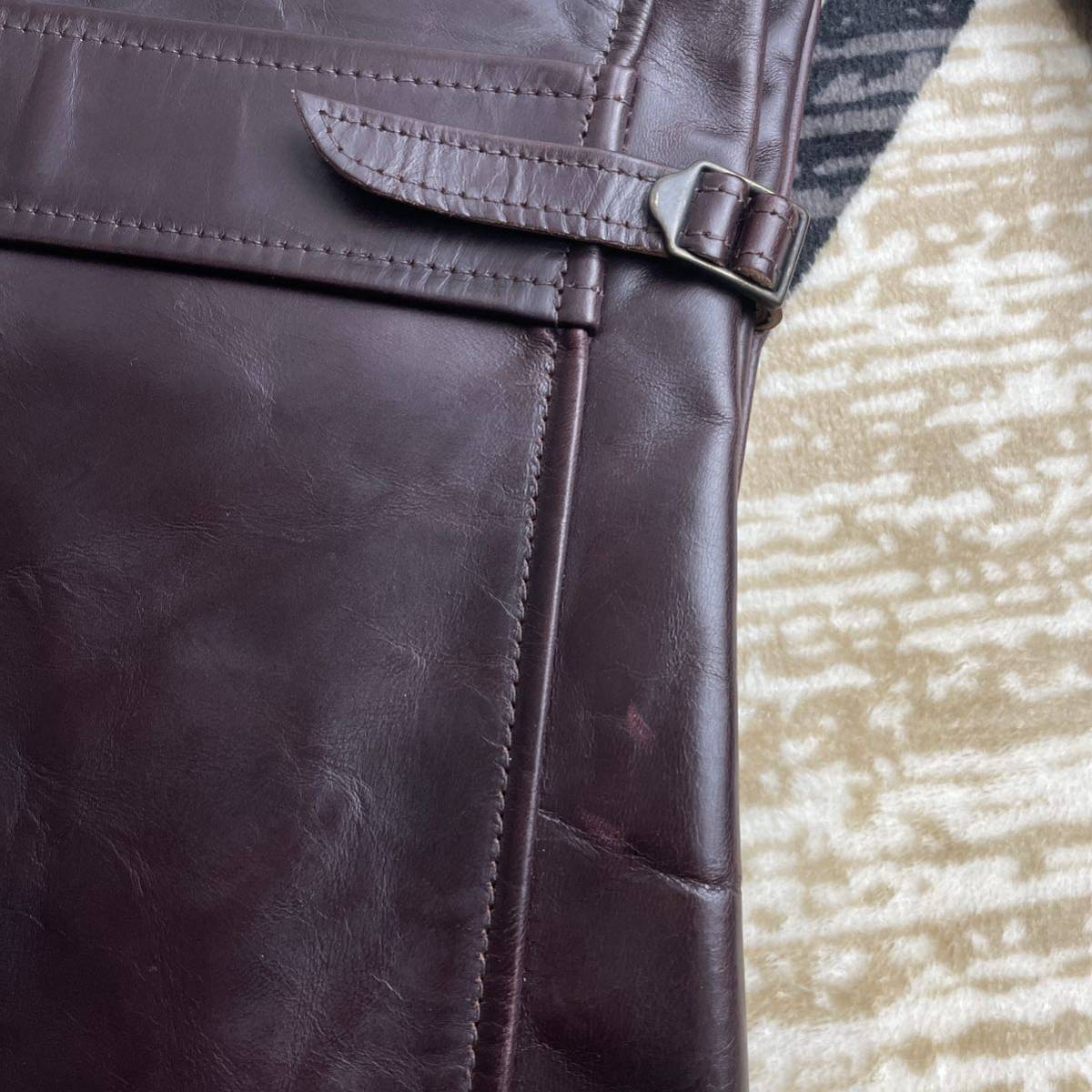  unused goods * tag attaching!*AERO LEATHER aero leather * Scotland made Hercules Horse Hyde leather jacket men's size 36 horse leather 