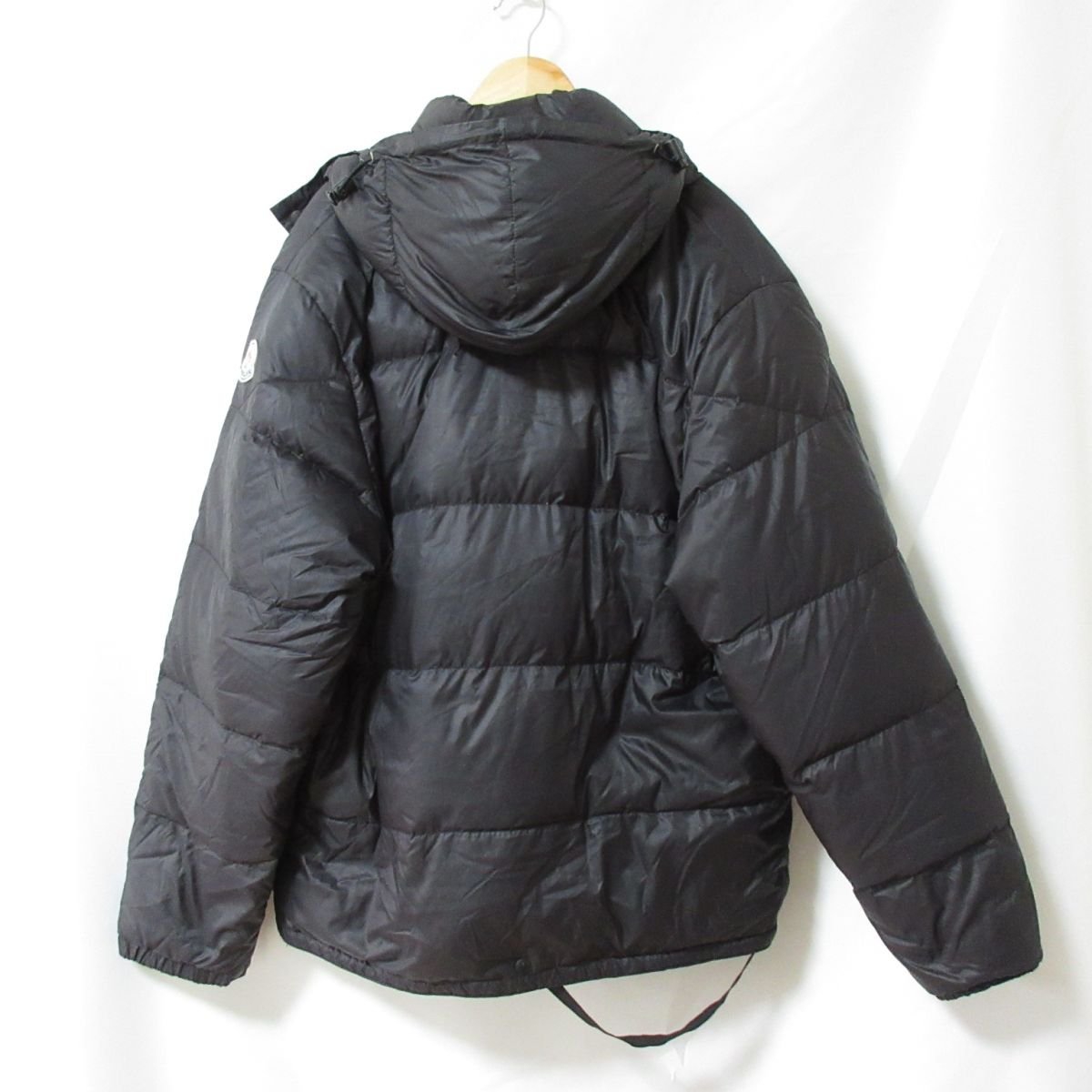 良品 MONCLER GRENOBLE モンクレールグルノーブル 初期 KARAKORUM カラコルム 2WAY フード ダウンジャケット 3 ブラック 012_画像5