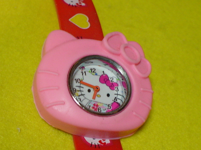  rare article design HELLO KITTY for women wristwatch junk pink 