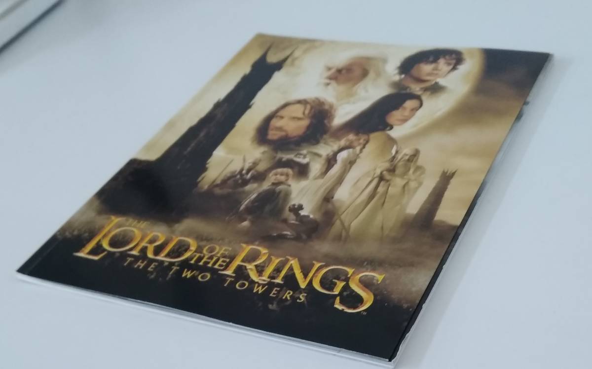 【☆JNー0302】★中古品★パンフレット★THE LORA OF THE RINGS THE TWO TOWERS☆HY_画像3