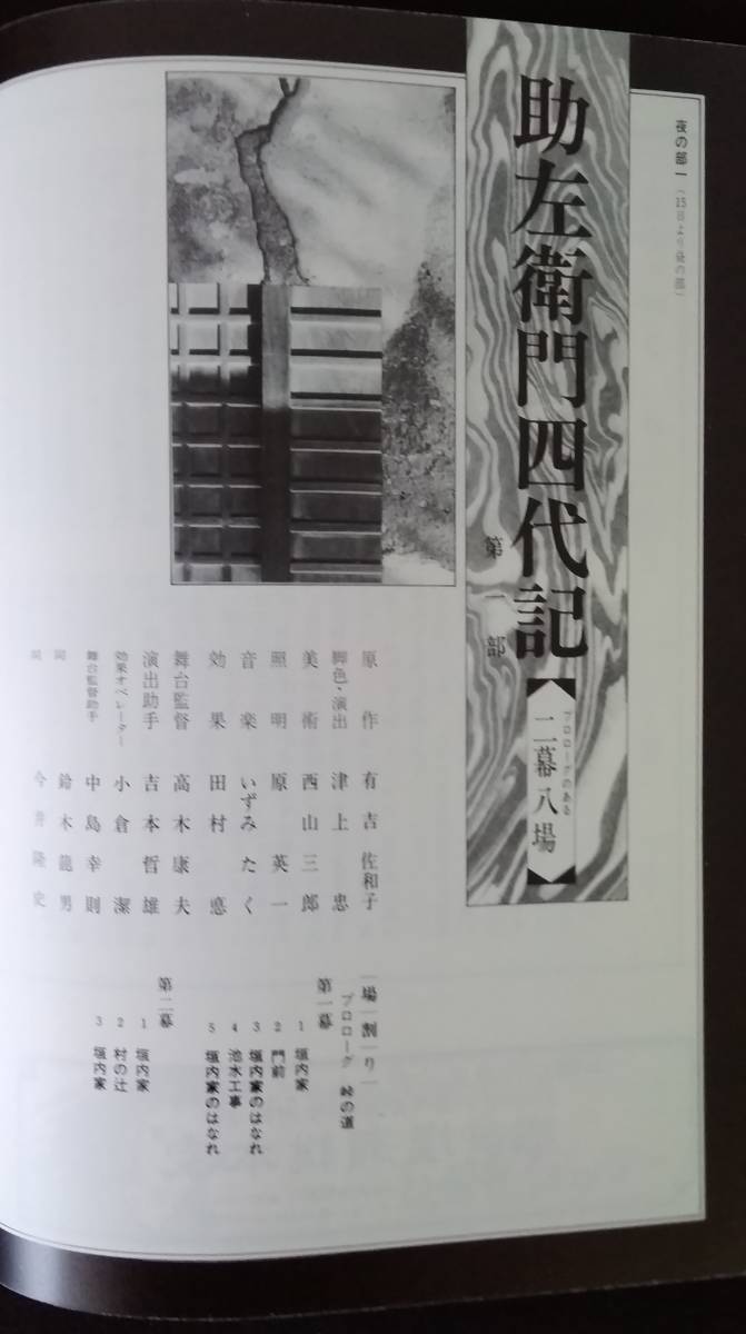 【☆JN-0283】パンフレット前進座 十二月特別公演 新橋演舞場 歌舞伎【S:H】_画像6
