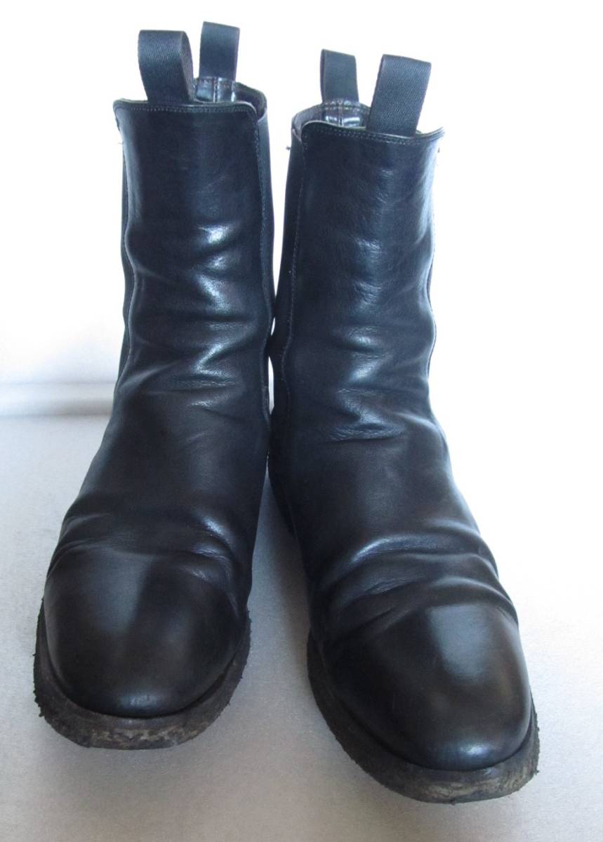  Italy made! paul smith( Paul Smith ). leather made side-gore boots,27-28cm