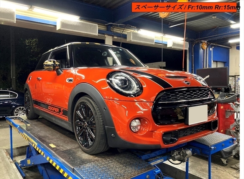 REAL BMW MINI コンバーチブル F57 ジュラルミンプレートスペーサー15mm_画像2