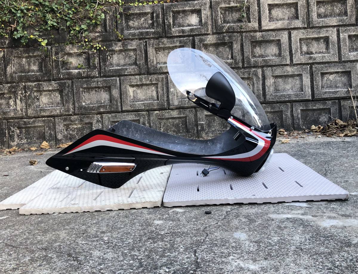 デュアルカウル gpz400f z400gp カフェ レーサー ロケットカウル デュアルカウル gpz400f z400gp カフェ レーサー ロケットカウル