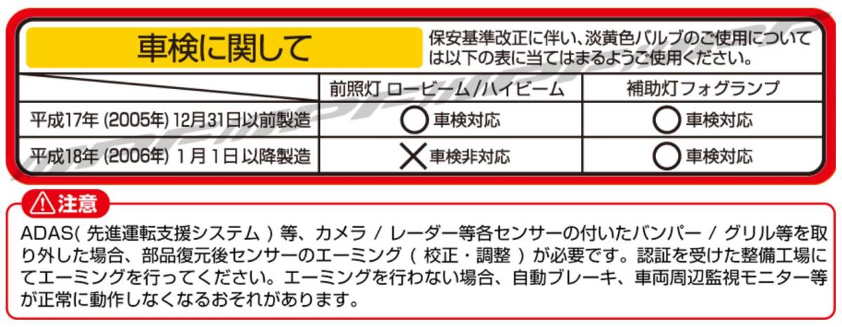 【残1】IPF LED エフェクター ヘッド&フォグバルブ 【E104HFB】 2600K 極黄 H8/H11/H16 4000lm イエロー_画像7