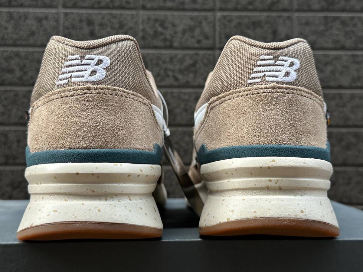 ◆モデル出品◆新品 25.5cm ニューバランス CM997HJJ マッシュルームブラウン LIFESTYLEモデル NEW BALANCE レザー天然皮革 アウトドア 茶_画像8