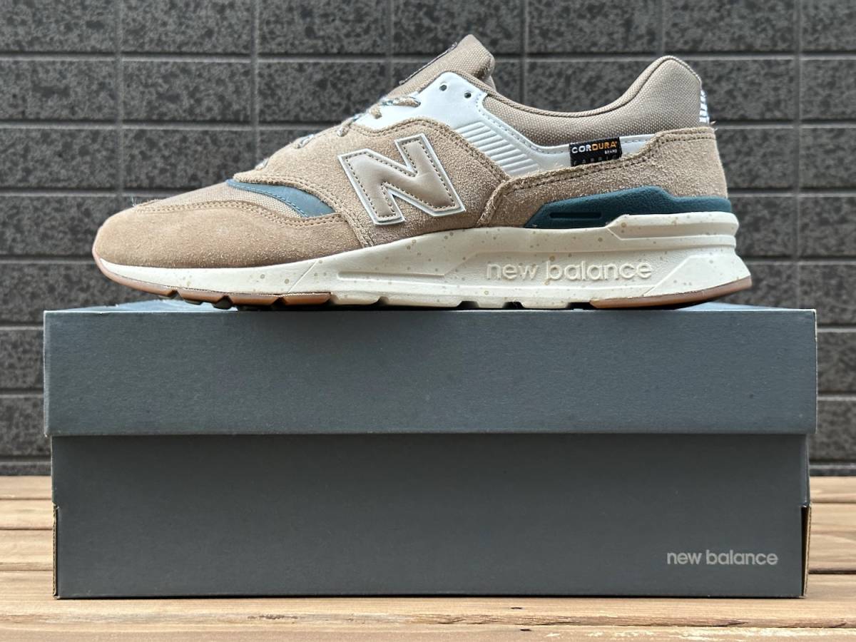 ◆モデル出品◆新品 25.5cm ニューバランス CM997HJJ マッシュルームブラウン LIFESTYLEモデル NEW BALANCE レザー天然皮革 アウトドア 茶_画像6