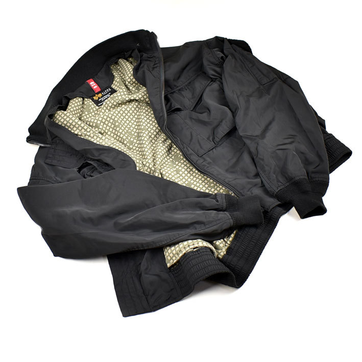 新品送料無料 ALPHA ボンディング WEPジャケット Sサイズ ブラック  アルファインダストリーズの画像5