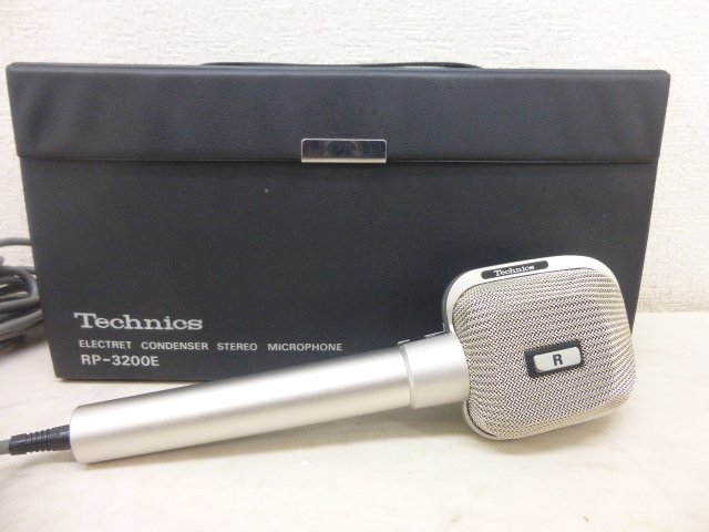 10050●Technics テクニクス エレクトレットステレオコンデンサーマイクロフォン RP-320●_画像2