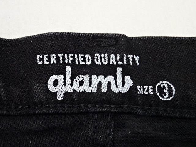送料無料 glamb グラム 黒ダメージ加工スキニーデニム 3 送料無料 glamb グラム 黒ダメージ加工スキニーデニム 3