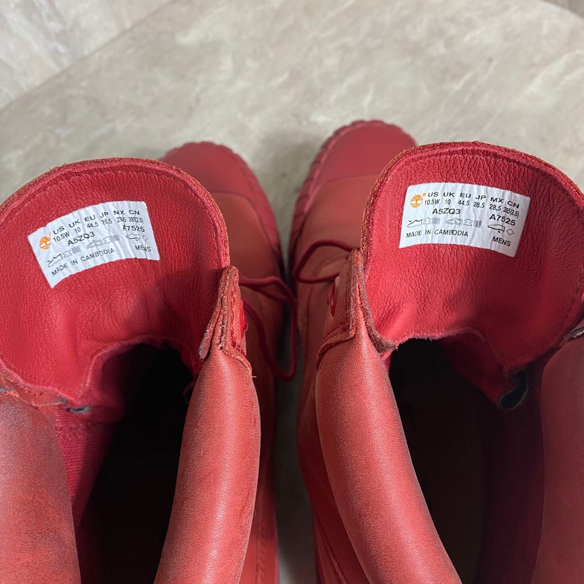 世界300足限定 超希少品 Timberland×beeline レッドブーツ 世界300足限定 超希少品 Timberland×beeline レッドブーツ