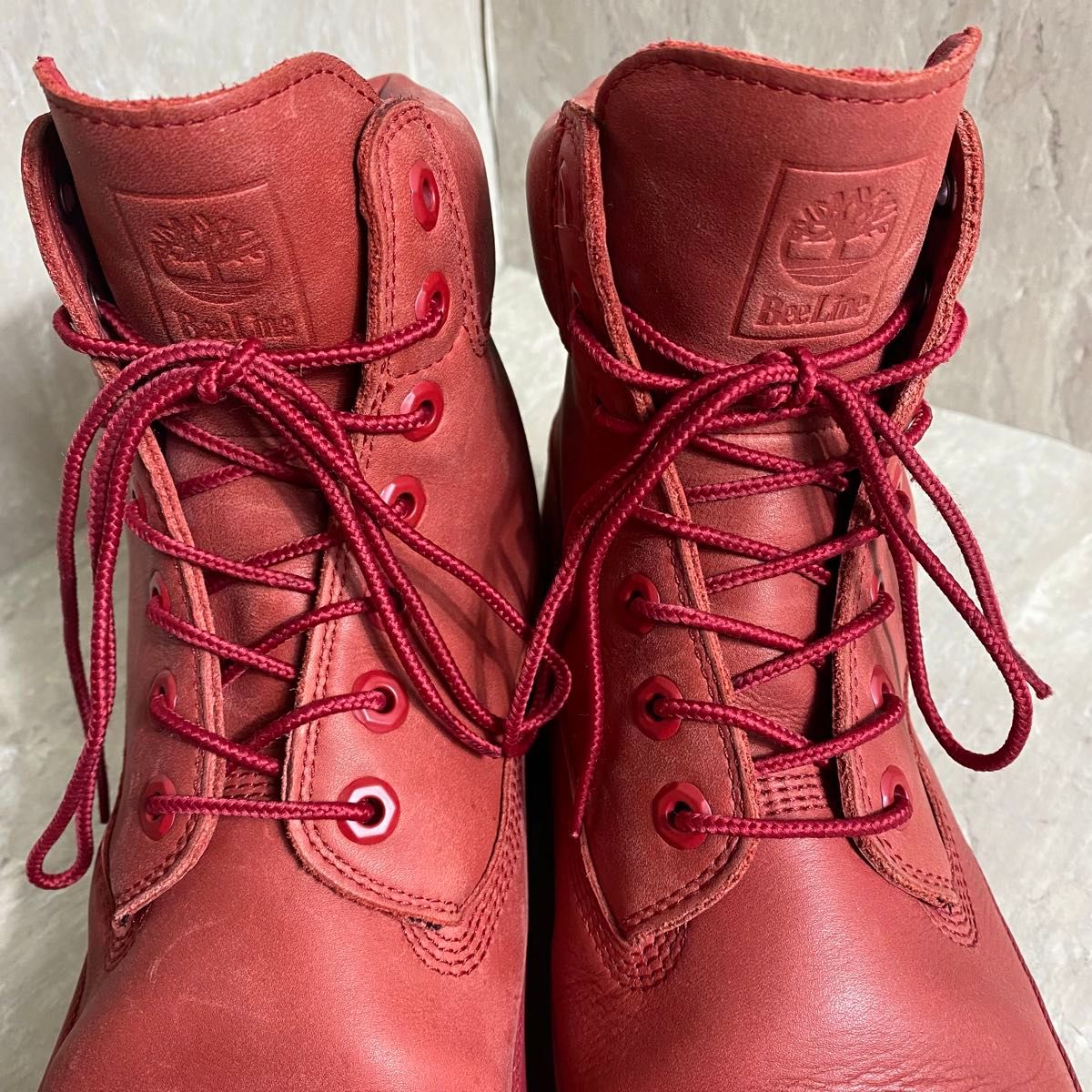世界300足限定 超希少品 Timberland×beeline レッドブーツ 世界300足限定 超希少品 Timberland×beeline レッドブーツ