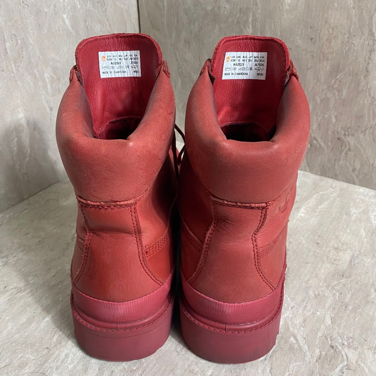 世界300足限定 超希少品 Timberland×beeline レッドブーツ 世界300足限定 超希少品 Timberland×beeline レッドブーツ