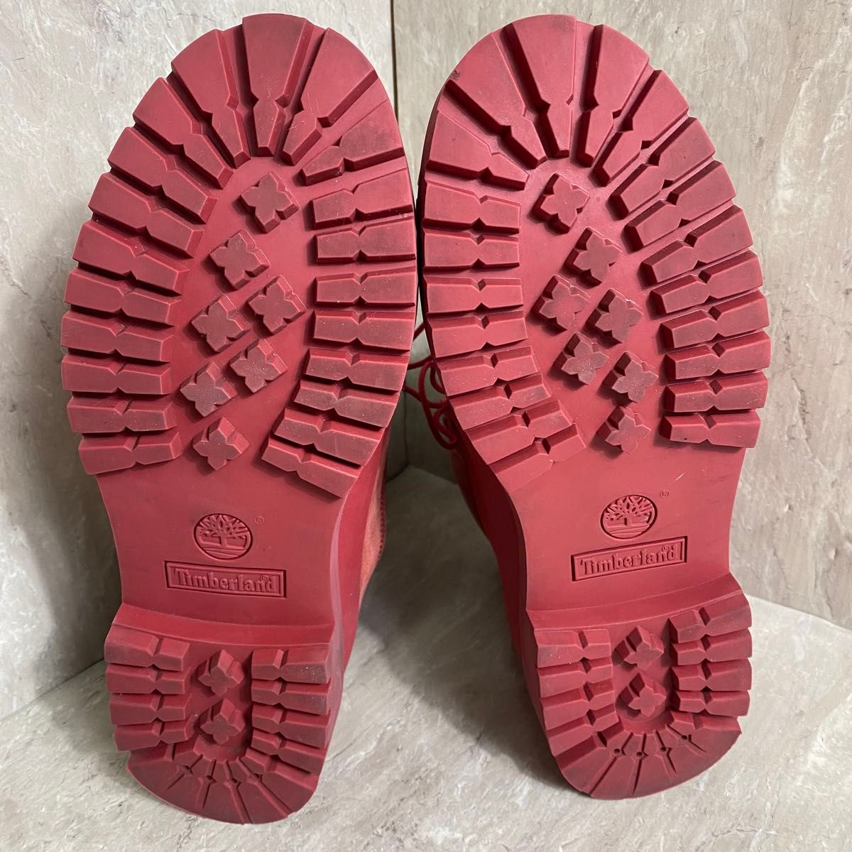 世界300足限定 超希少品 Timberland×beeline レッドブーツ 世界300足限定 超希少品 Timberland×beeline レッドブーツ