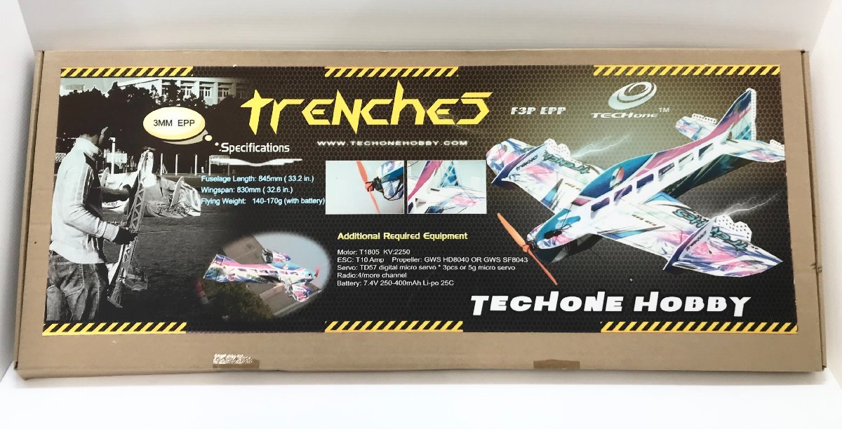 【rmm】新品 TECHONE TM 電動機 TRENCHES HOBBY F3P EPP_画像1