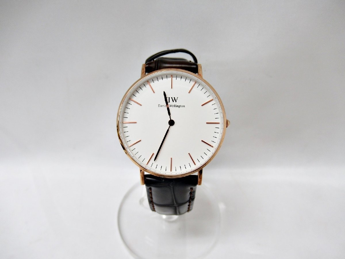 [fns] прекрасный товар Daniel Wellington Daniel we Lynn тонн мужской кварц белый циферблат rose Gold 